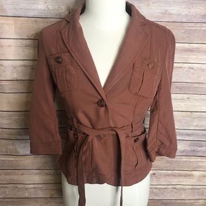 Cartonnier mauve pink knit blazer